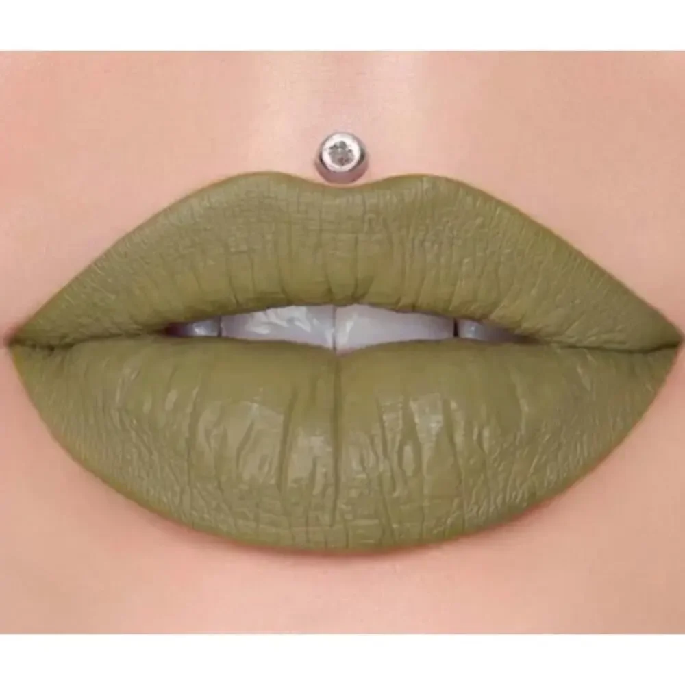 Jeffree Star Dead Presidents Velour Liquid Matte Camo Green Lipstick New in Box